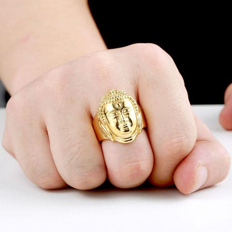 Anillo Buda Plata Oro