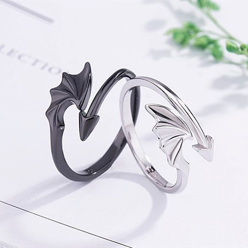 Anillo Dragón Plata Hombre Mujer