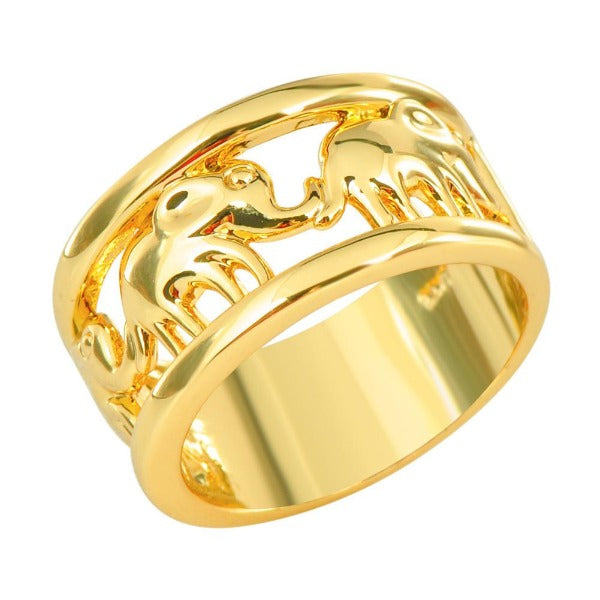 Anillo Elefante oro