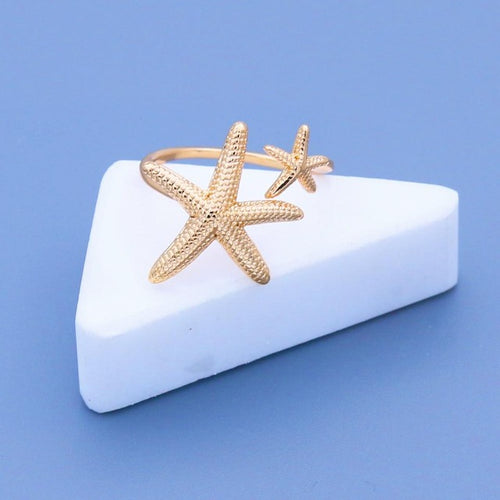 Anillo Estrella de Mar oro