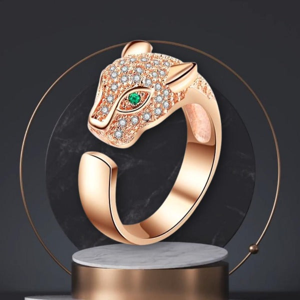 Anillo Guepardo oro rosa