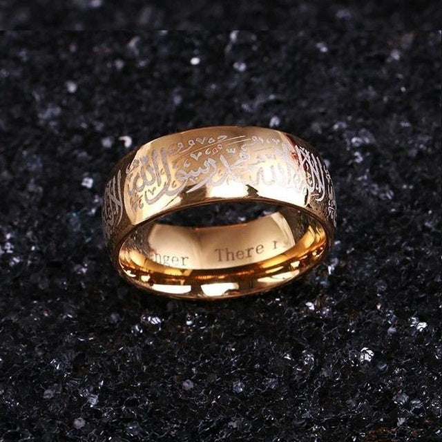 Anillo Islam Hombre / Mujer Oro