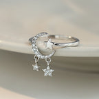 Anillo Luna y Estrella Mujer Anillo Astros