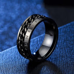 Anillo Nórdico Vikingo negro