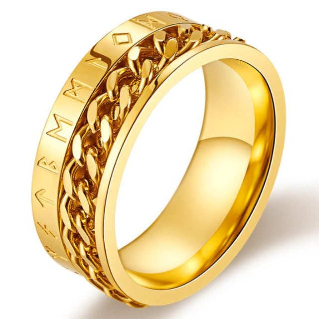 Anillo Nórdico Vikingo oro