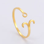 Anillo Signo del Zodíaco 12 Constelaciones