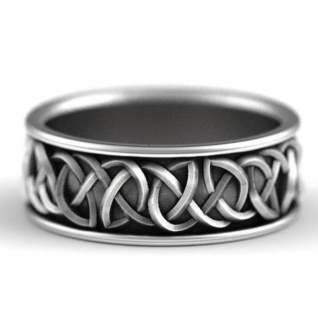 Anillo Vikingo Fenrir para Hombre