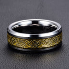 Anillo Vikingo Jarl plata y oro