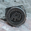 Anillo Vikingo Lobo Fenrir
