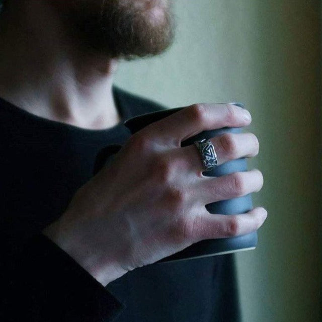 Anillo Vikingo Valknut