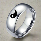 Anillo Yin Yang de Plata