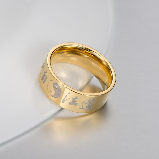 Anillo Yin Yang Oro