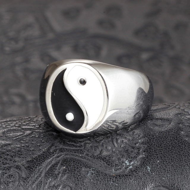 Anillo Yin Yang Plata