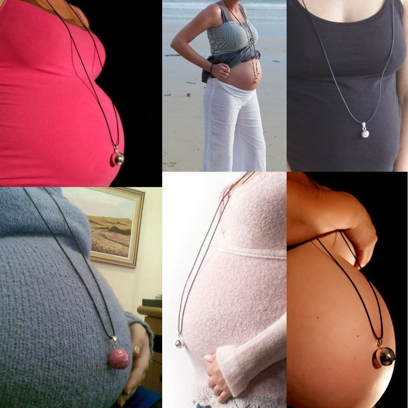 Bola de Embarazo Collar Mujer Embarazada con Colgante