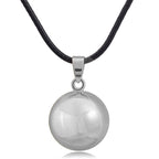 Collar Bola de Embarazo para Mujer Embarazada con Colgante plateado