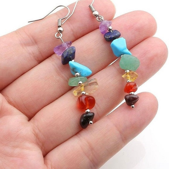 Pendiente de Aro 7 Chakras Mujer