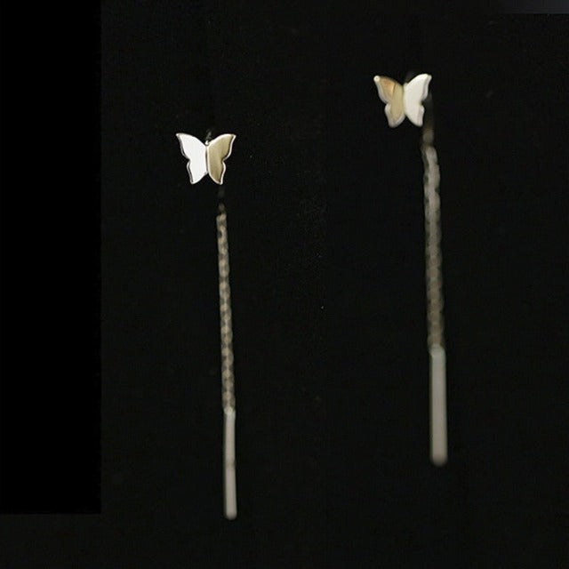 Pendiente Mariposa oro