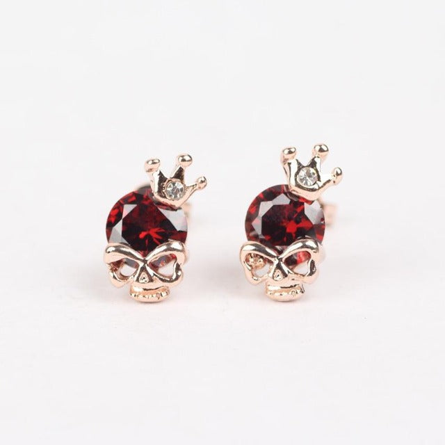 Pendientes Góticos rojos