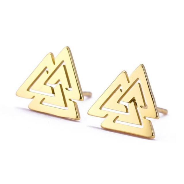 Pendientes Vikingos para Hombre dorados
