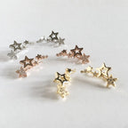 Pendientes de Estrellas Piercing