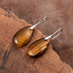 Pendientes de Ojo de Tigre para Mujer