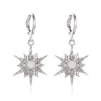 Pendientes Sol Plata