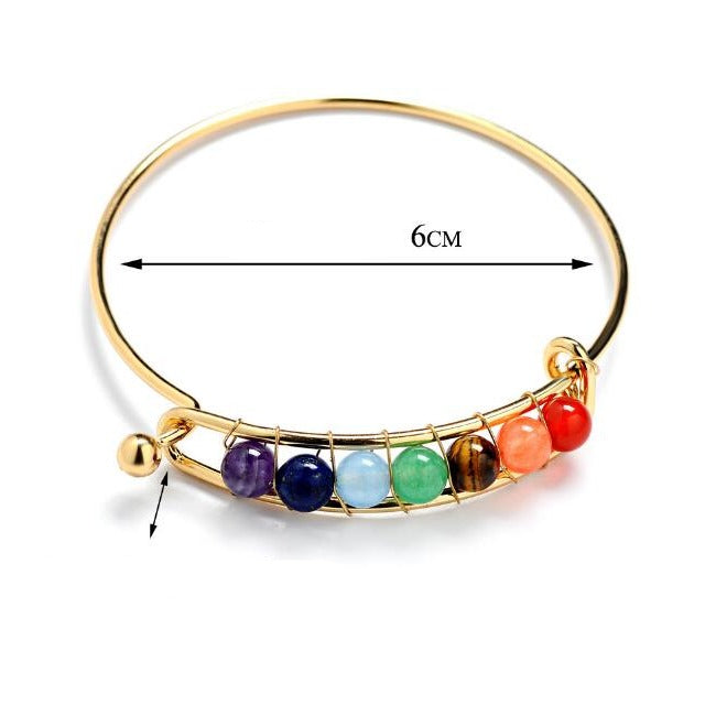Pulsera 7 Chakras Mujer 