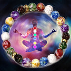 Pulsera 7 Chakras Cadena para Hombre Mujer Niño Piedras