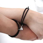 Pulsera Magnética Pareja negro y negro