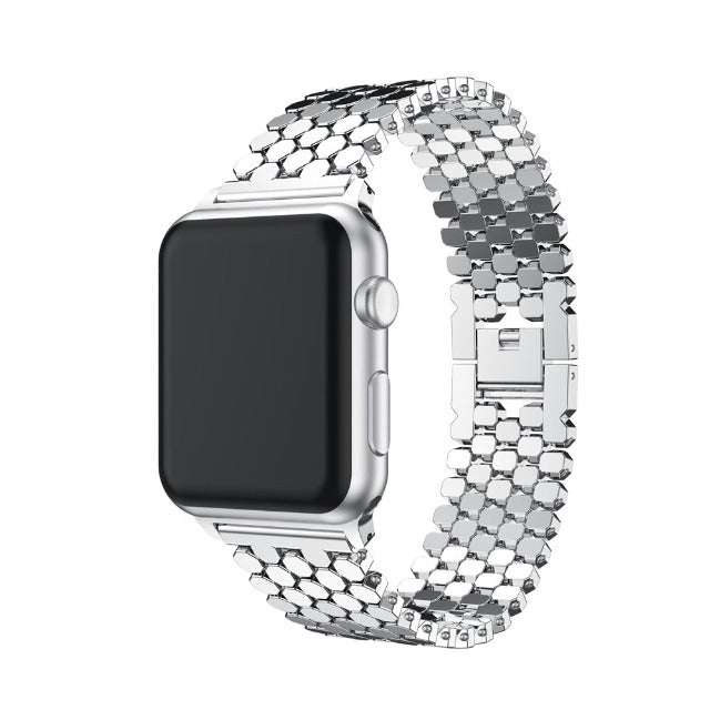 Pulsera Apple Watch de Lujo plata
