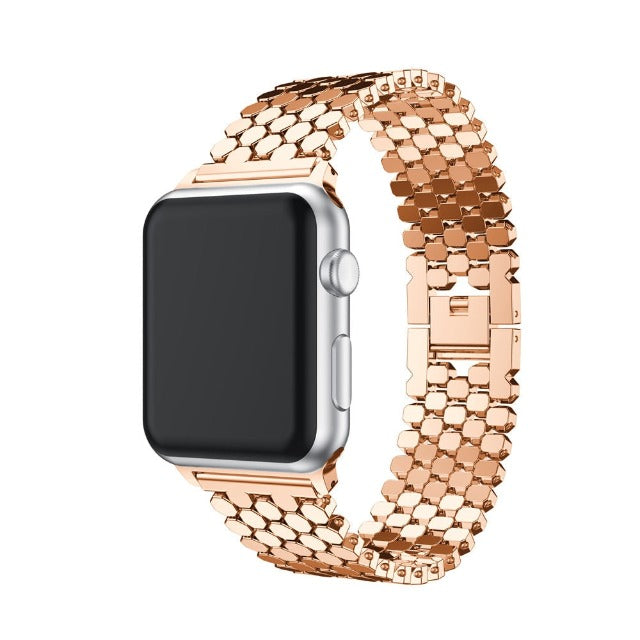 Pulsera Apple Watch de Lujo oro rosa