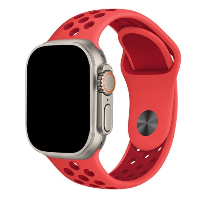 Pulsera Apple Watch Deportiva roja