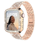 Pulsera Apple Watch Diamante para Mujer oro rosa