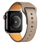 Pulsera Apple Watch de Cuero blanco roto