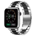 Pulsera Apple Watch en Metal plata y negro