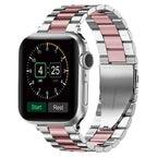 Pulsera Apple Watch en Metal plata y rosa