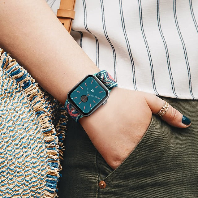 Pulsera Apple Watch de Nylon Trenzado