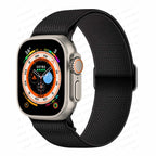 Pulsera Apple Watch de Nylon Trenzado negro