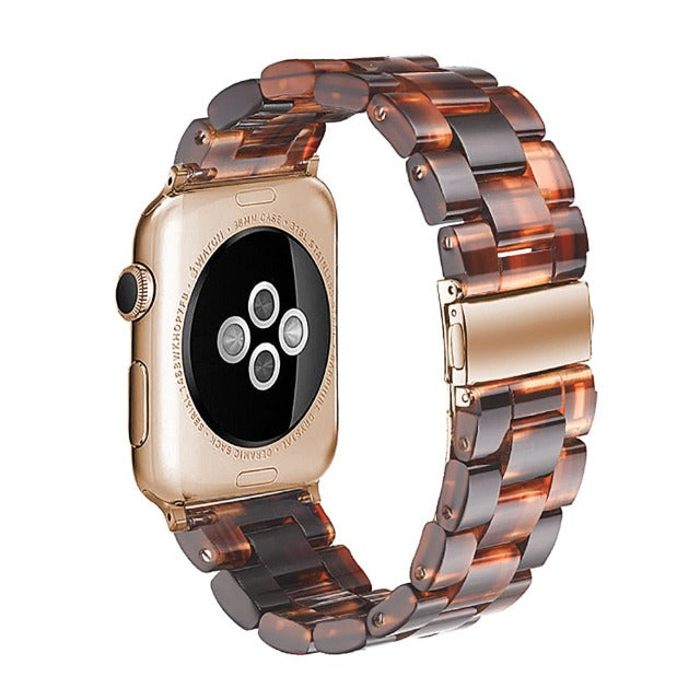 Pulsera Apple Watch de Resina miel