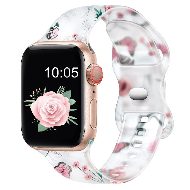 Pulsera Apple Watch Mujer Estampado Floral
