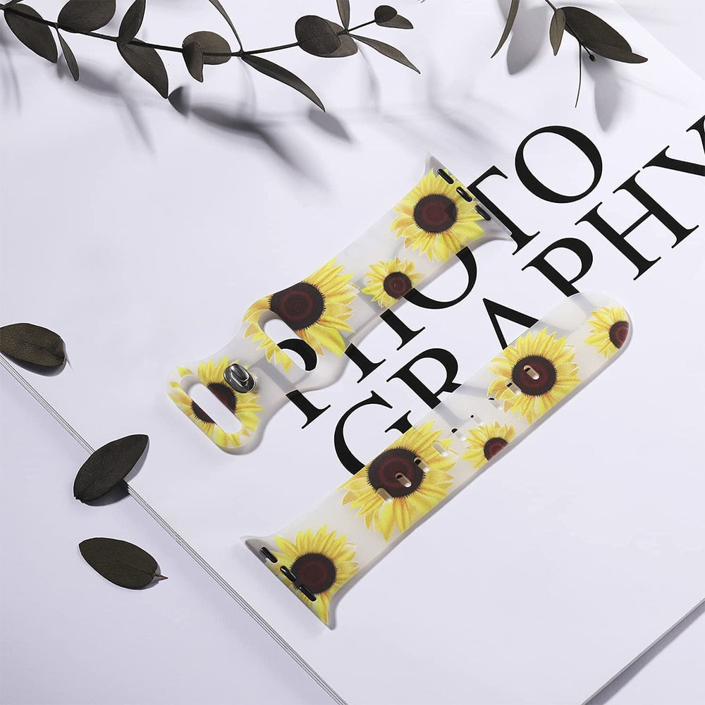 Pulsera Apple Watch Mujer Estampado Floral