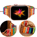 Pulsera Apple Watch Piedra Natural 7 chakras