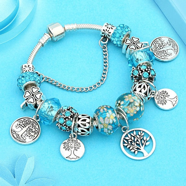 Pulsera Árbol de la Vida Plata Mujer