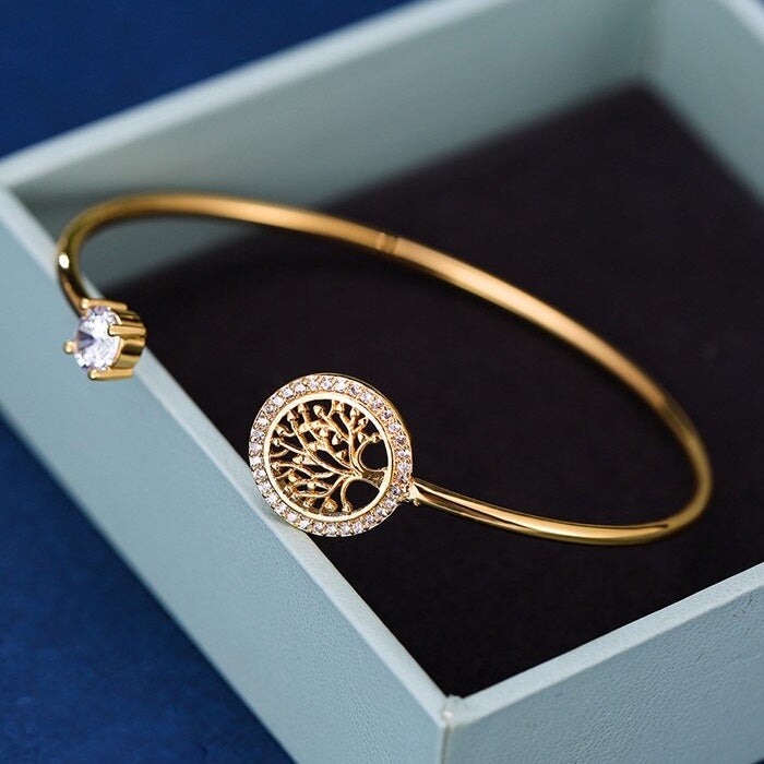 Pulsera Árbol de la Vida Oro - Plata - Cobre oro