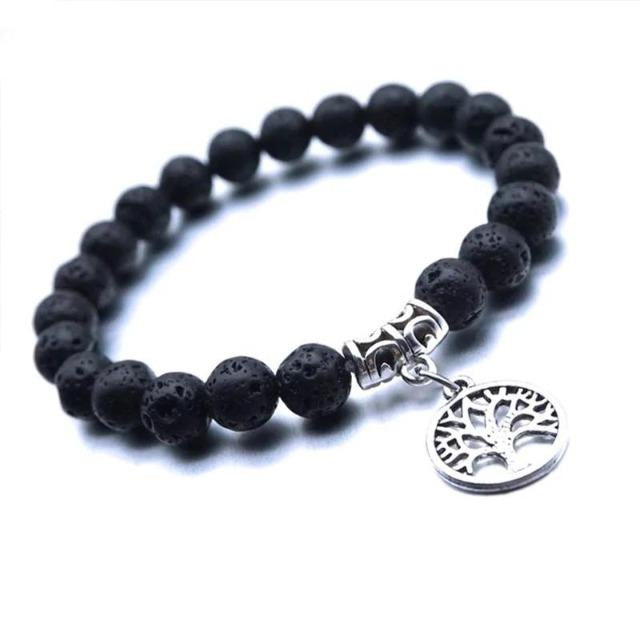 Pulsera Árbol de la Vida Negra