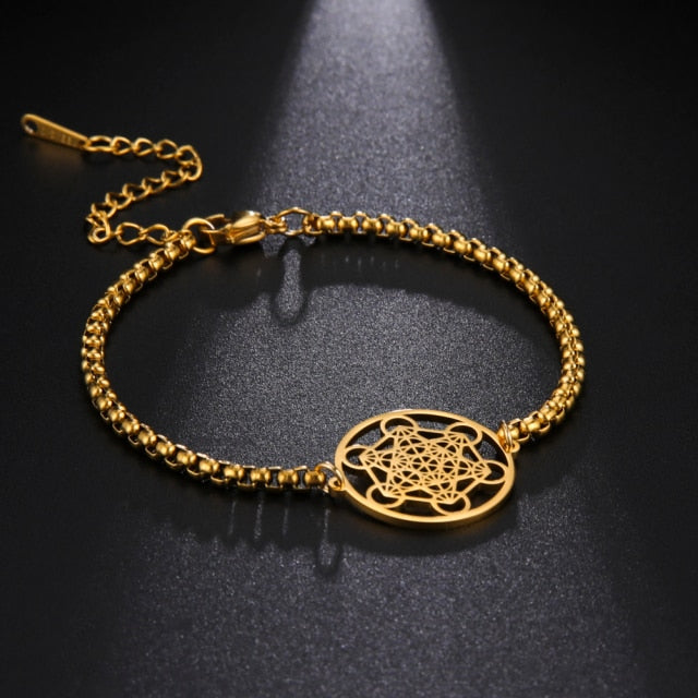Pulsera Metatrón Gourmette oro