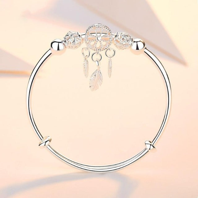 Pulsera Atrapasueños Pulsera de Plata