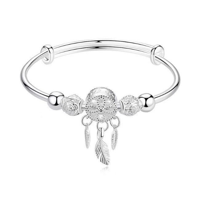 Pulsera Atrapasueños Plumas