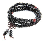 Pulsera Budista Amuleto de la Suerte negro