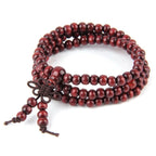 Pulsera Budista Amuleto de la Suerte rojo